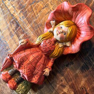 Vintage Cottage-core Prairie Girl Figure